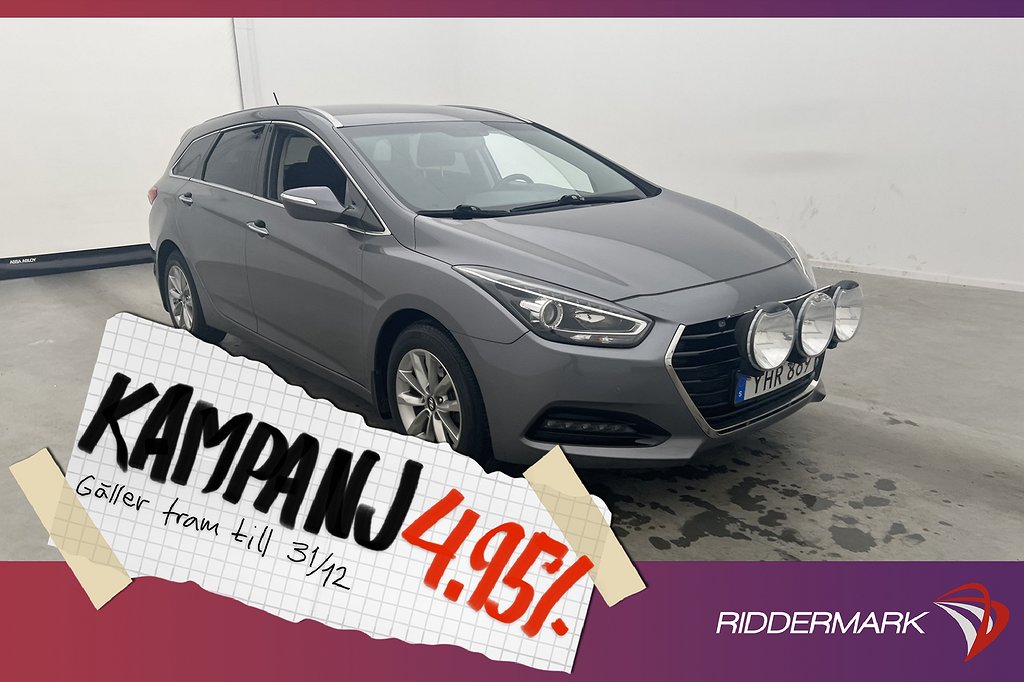 Hyundai i40 cw 135hk ActivePlus M-Värm Extraljus 4,95% Ränta