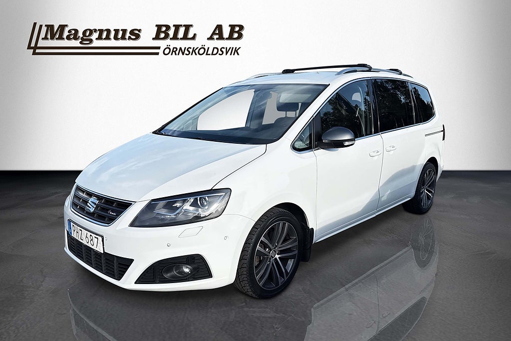 Seat Alhambra 2.0 TDI 4Drive FR-Line Drag Kamera 7-sits Värmare 2017 till salu hos Magnus Bil