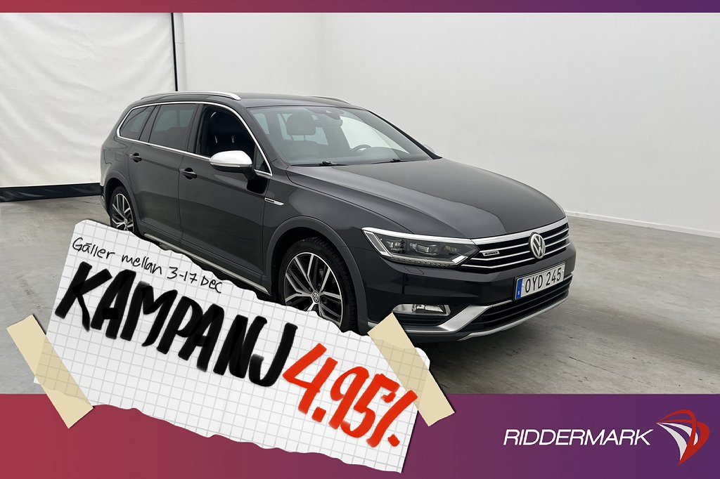 Volkswagen Passat Alltrack 4M Executive Värmare 4,95% Ränta