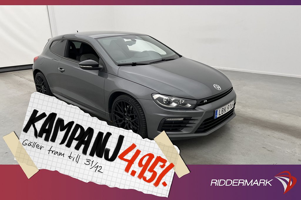 Volkswagen Scirocco R DSG 280hk Sens 4,95% Ränta