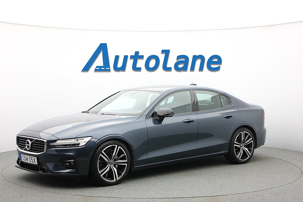 Volvo S60 T5 R-Design, B-Kamera, Skinn, Carplay, 20", 250hk
