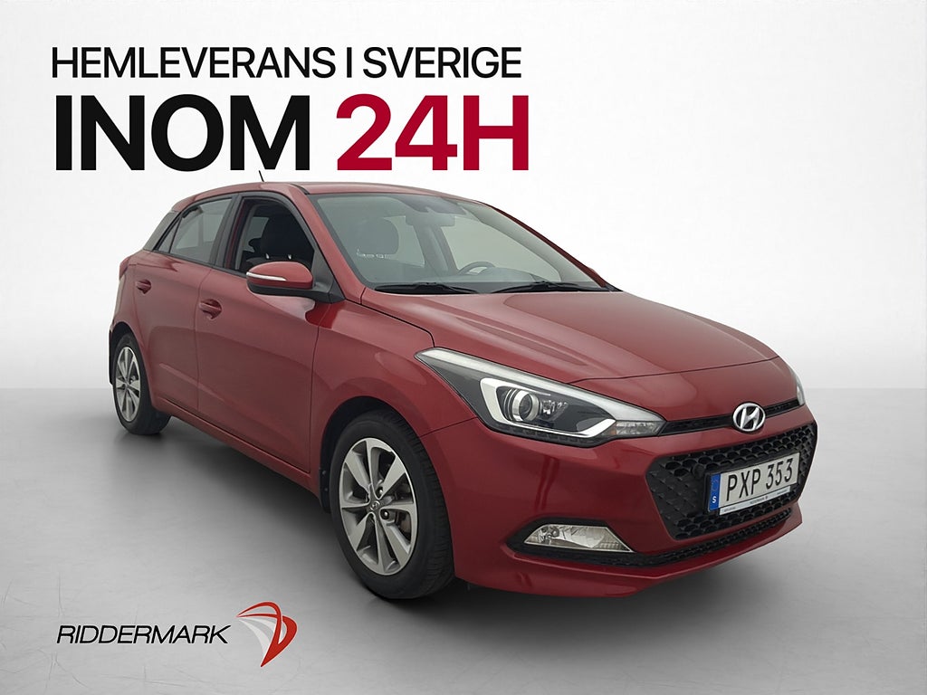 Hyundai i20 1.2 84hk M&K-Värmare P-Sensorer Rattvärme