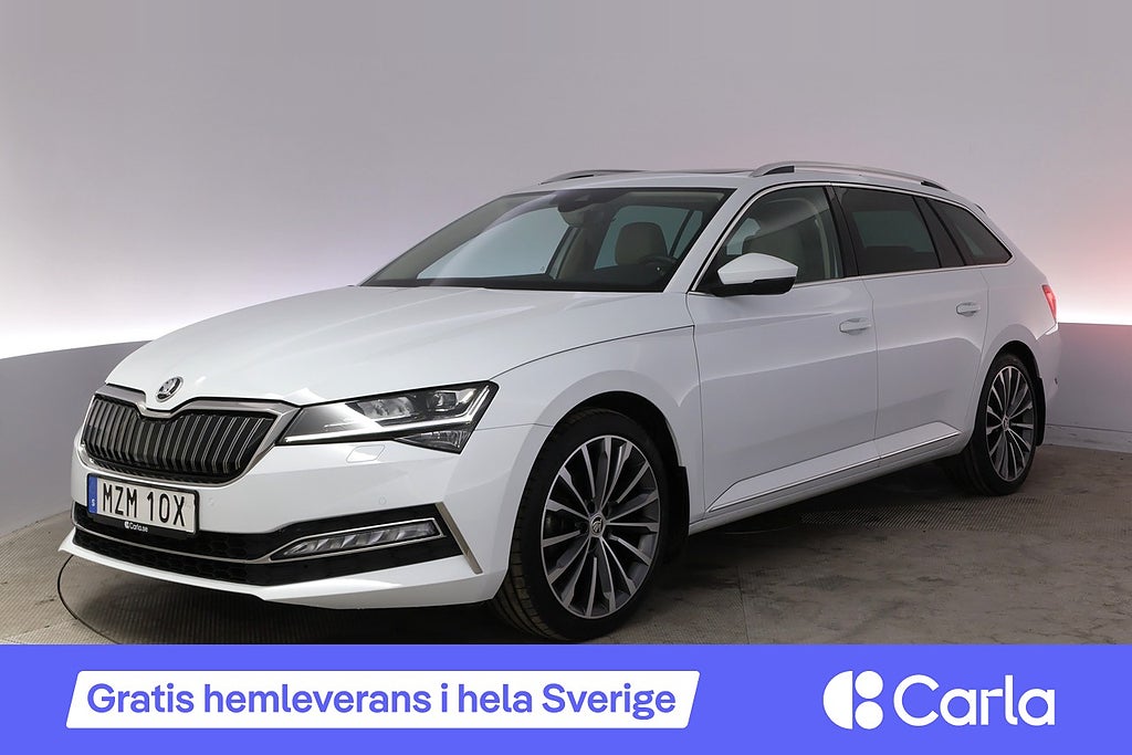 Skoda Superb Combi iV DSG L&K Läder Elstol Drag Pano
