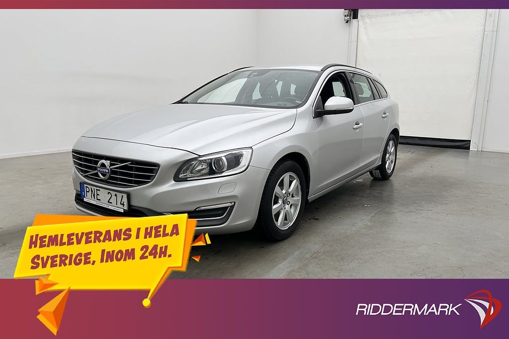 Volvo V60 D3 Momentum VOC Värmare P-Sensorer Halvskinn