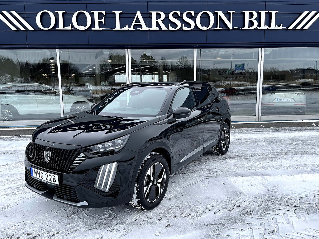 Peugeot 2008 1.2 PT 130Hk GT.  Navi/ 360° kamera/Keyless/LED/Massage