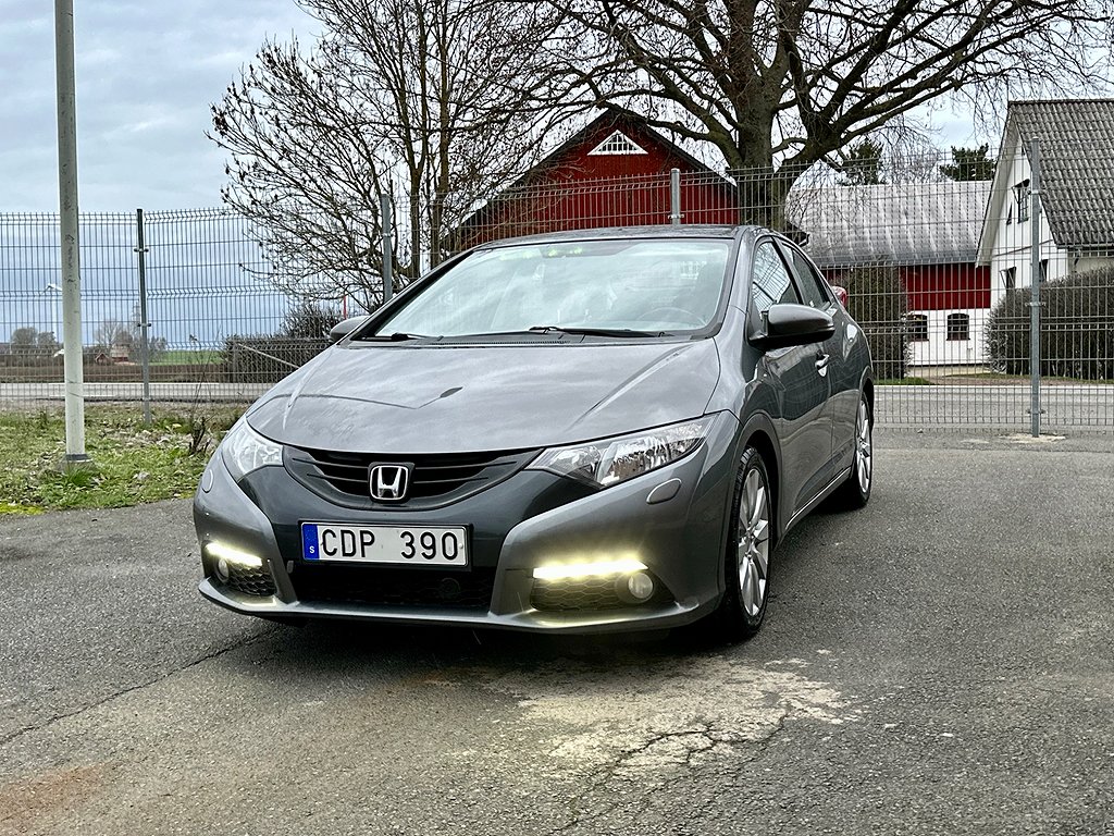 Honda Civic 1.6 i-DTEC 120hk Sport, Backkamera, 1 Ägare