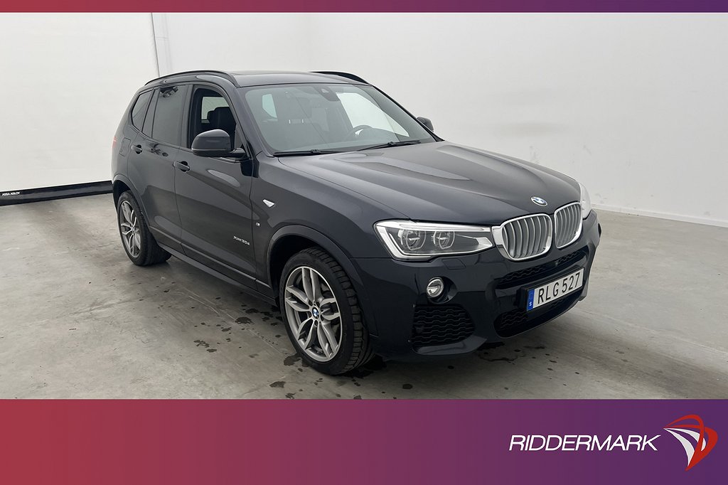 BMW X3 xDrive30d 258hk M Sport Innovation Ed Pano H/K Drag