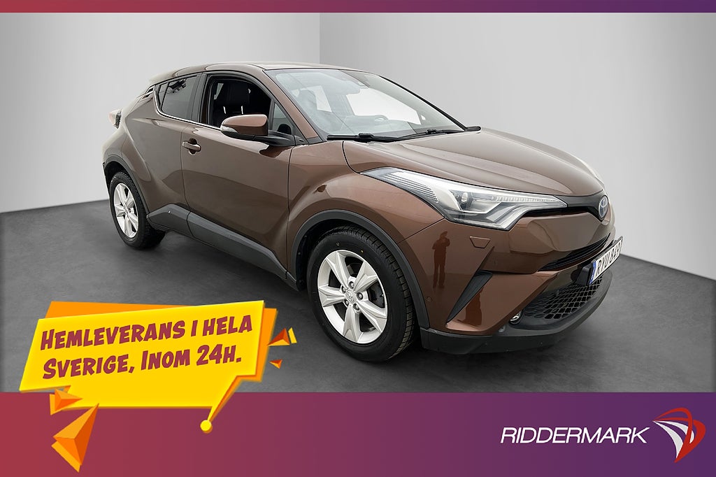 Toyota C-HR Hybrid CVT Läder/Tyg Kamera Navi Adapt-fart LED
