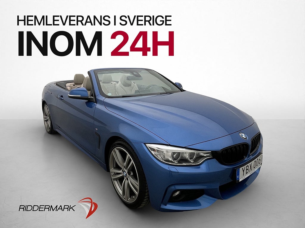 BMW 428 i Convertible 245hk M Sport Navi Skinn Bluetooth