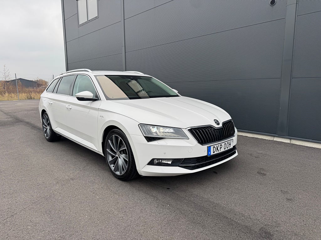 Skoda Superb Kombi 2.0 TDI 4x4 L%26K DSG 190hk Värmare Navi
