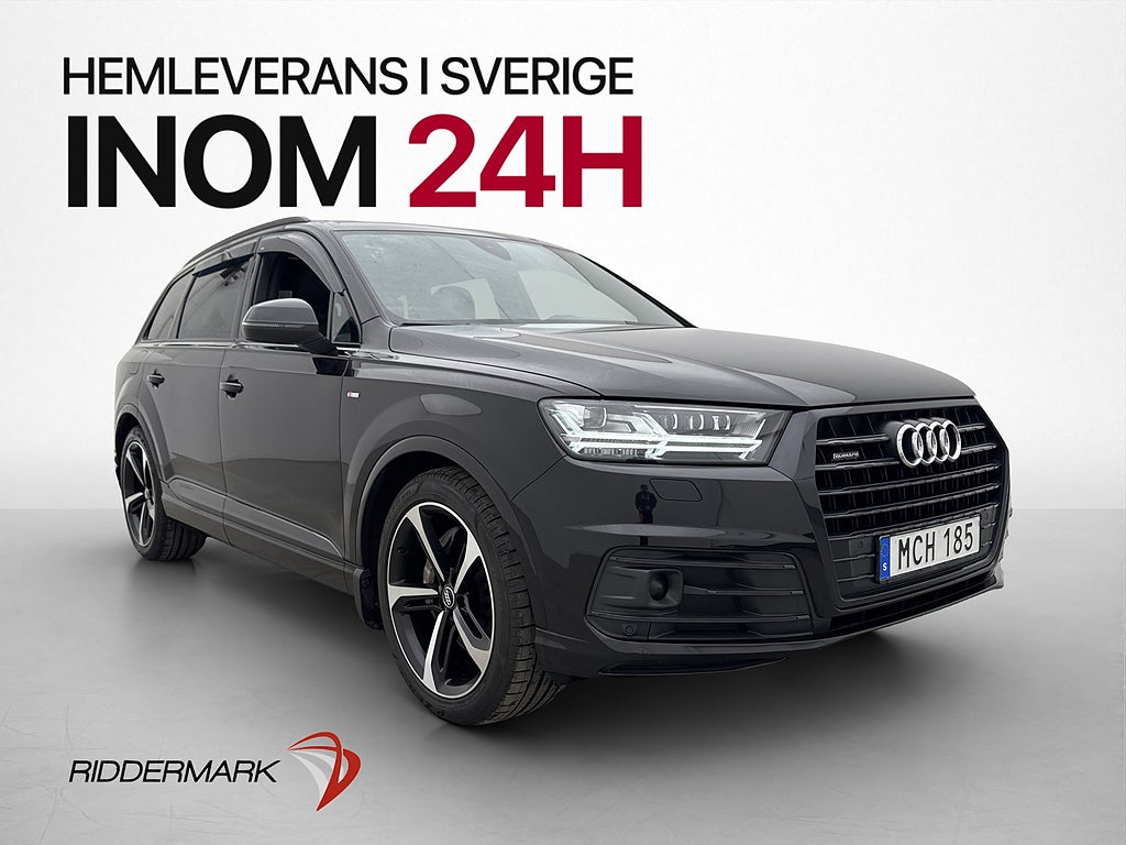 Audi Q7 3.0 TDI S Line 7-Sits Pano BOSE Värmare Luft-Fj Drag