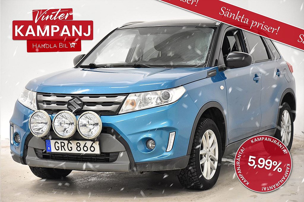 Suzuki Vitara 1.6 DDiS AllGrip KAMPANJ M-Värm Drag Kamrem-bytt SoV-Hjul 120hk