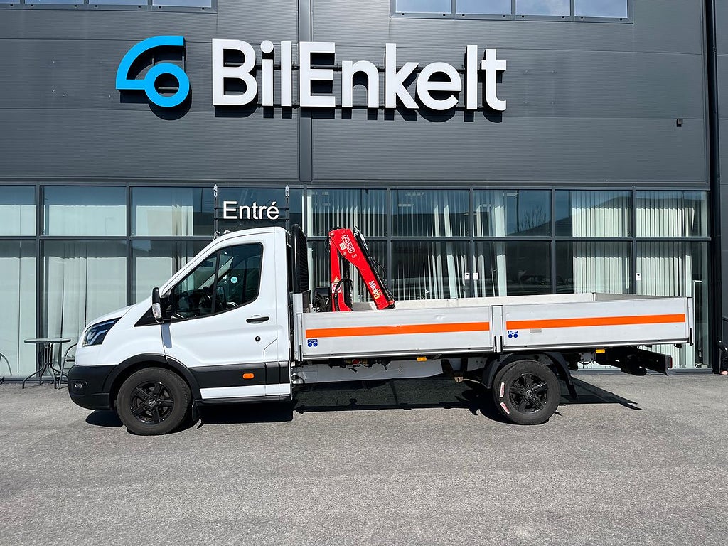 Ford transit 350 Chassi Kranbil 2.0 EcoBlue 3-Sits Drag MOMS