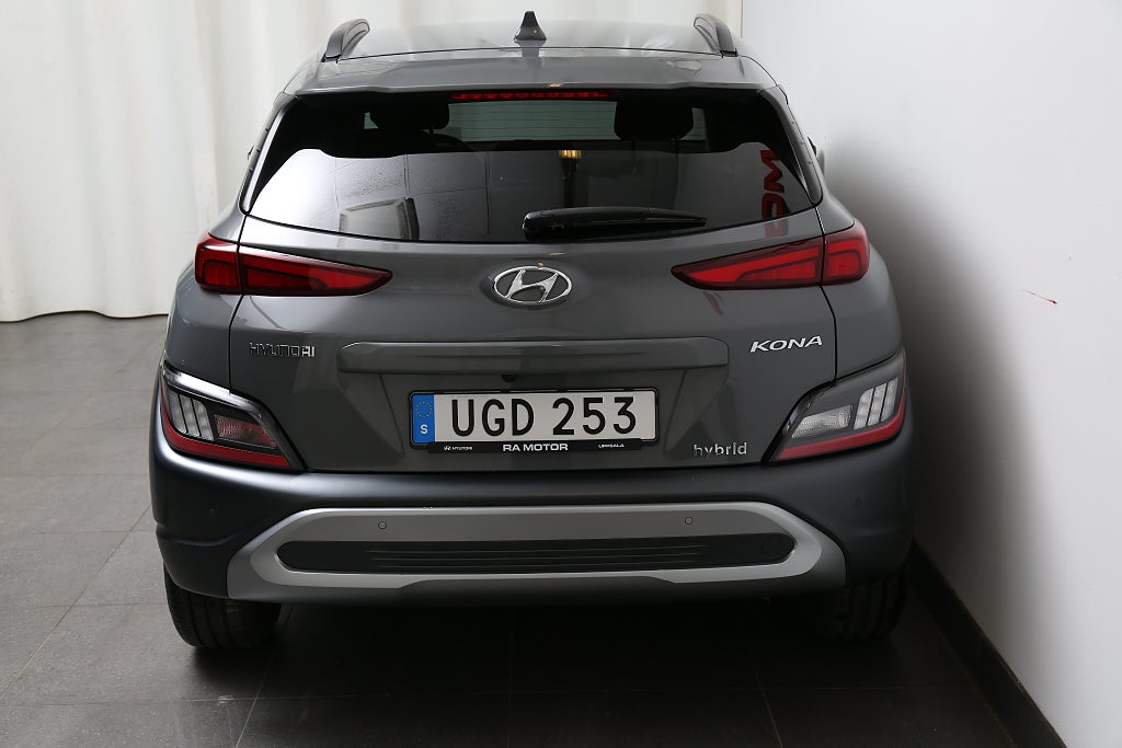 Hyundai Kona Hybrid 1,6 GDI 141hk Advanced Aut Head-up Nybilsgaranti 2023