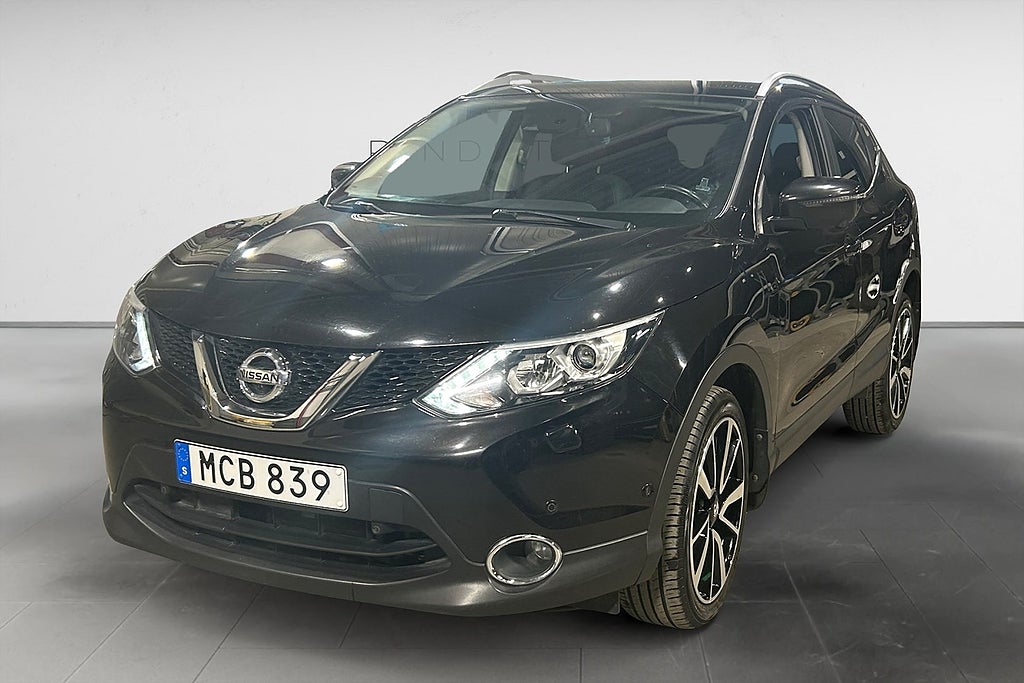 Nissan Qashqai 1.2 DIG-T XTRONIC 115 HK AUT PANO 8000 MIL 844KR/ÅR 19"