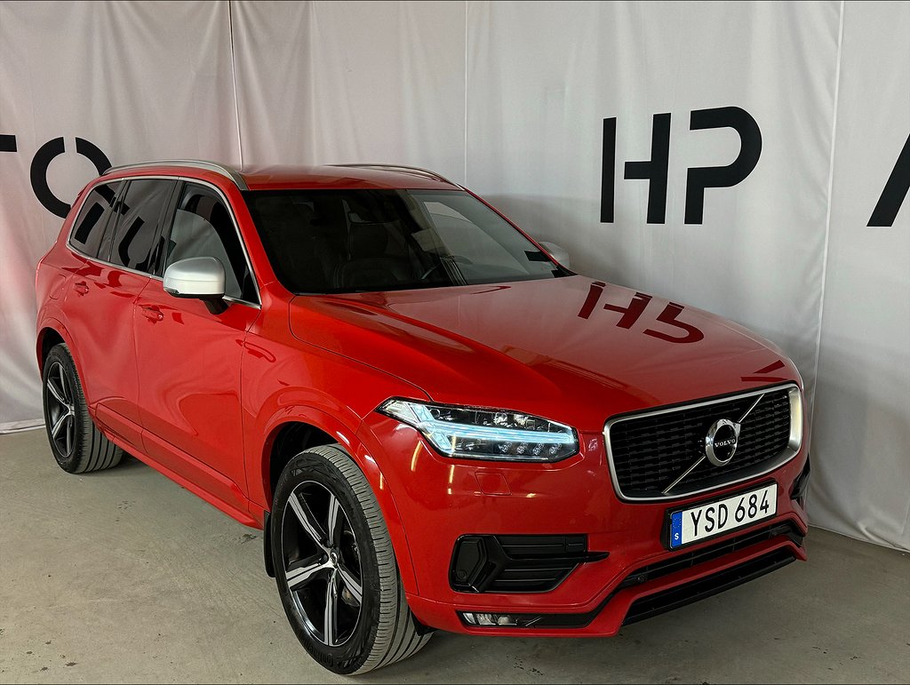 Volvo XC90 D5 AWD R-Design 235hk 7-sits K-rem bytt VOC