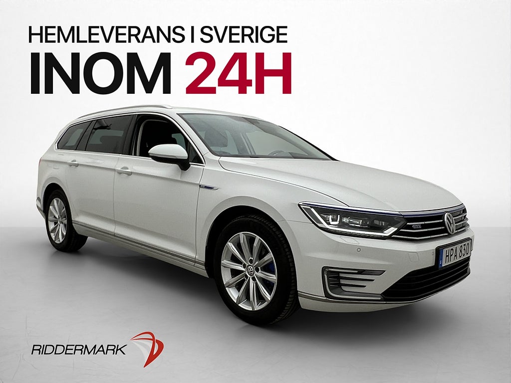 Volkswagen Passat GTE 218hk Värmare Kamera Dragkrok CarPlay