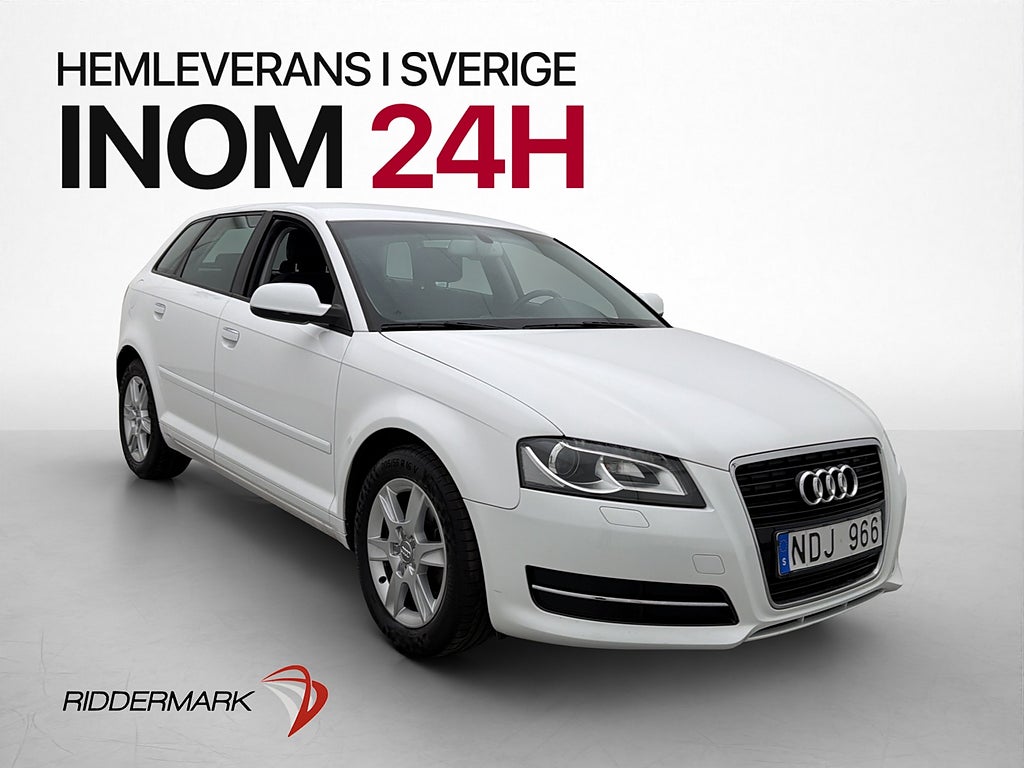 Audi A3 SB 2.0 TDI 140hk Bluetooth Farthållare