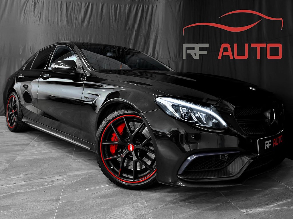 Mercedes-Benz AMG C 63 S AMG Edition 1 Svensksåld SE-UTR 510hk