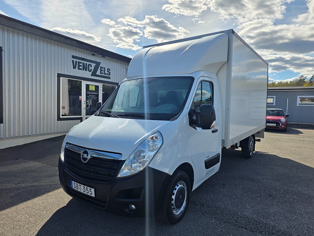 Opel Movano Chassi Cab 3.5t 2.3 CDTI Bakgavellyft Volymskåp MOMS