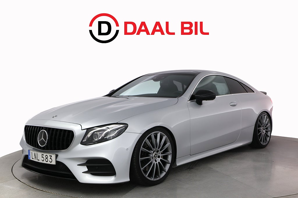 Mercedes-Benz E 300 COUPÉ 245HK AMG P-VÄRM 360° BURMESTER® HUD
