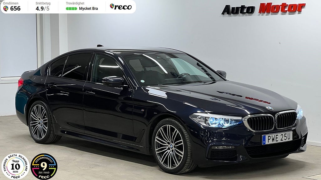 BMW 530 i M-sport xDrive 252hk Drag/Värmare/360