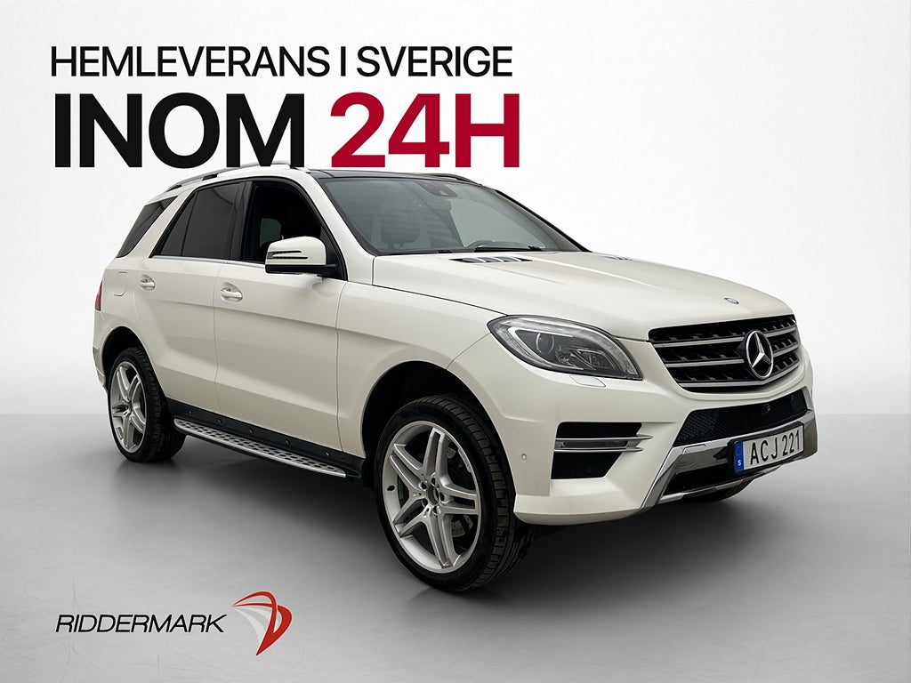 Mercedes-Benz ML 350 4M AMG Pano Värmare Drag H/K 360° Skinn
