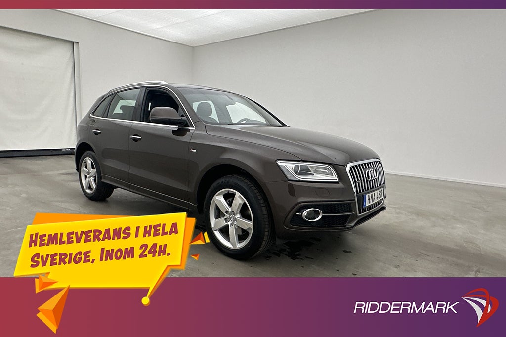 Audi Q5 TDI Quattro 190hk S-Line Panorama Dragkrok Sensorer
