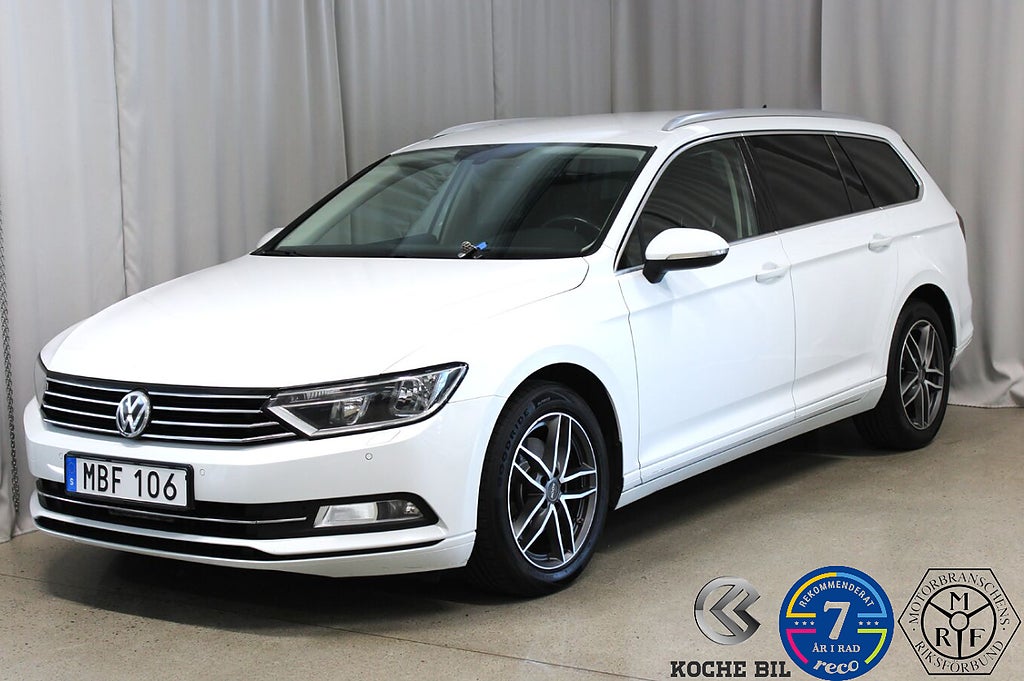 Volkswagen Passat 2.0 TDI, Drag, Värmare, B-Kamera, S&V-hjul, Kamrem bytt