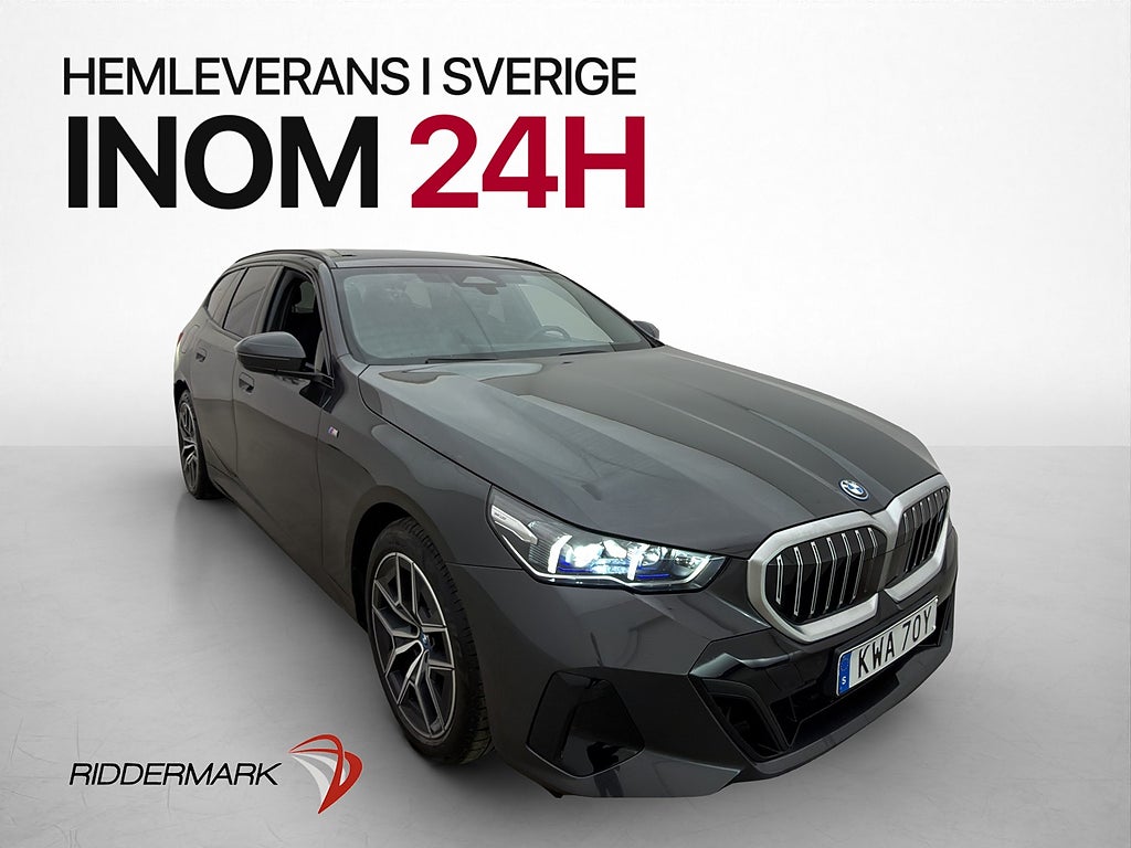 BMW i5 xDrive40 Touring 394hk M Sport Dragkrok Kamera Skinn