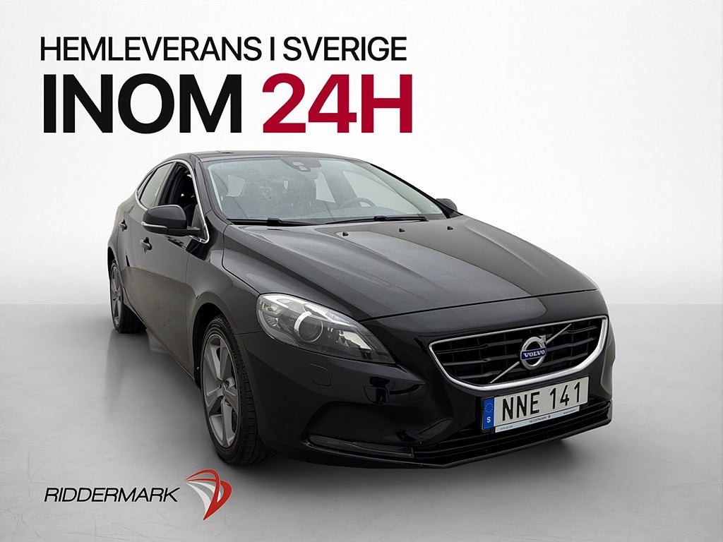 Volvo V40 D4 Summum Drag Värmare P-Sensorer Skinn Ny-Kamrem