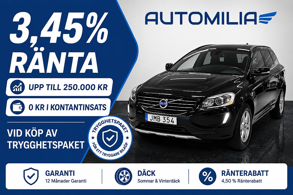 Volvo XC60 D4 Geartronic Momentum, Minne, SUPERLÅG RÄNTA 3,45%
