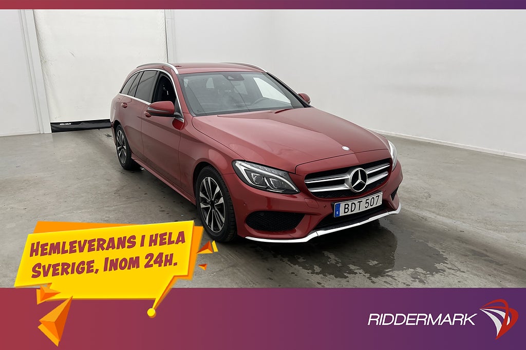 Mercedes-Benz C 220 d 4M 170hk AMG Kamera Värmare Burmester