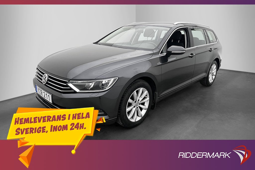 Volkswagen Passat 1.4 TSI 150hk Cockpit P-Sensorer CarPlay