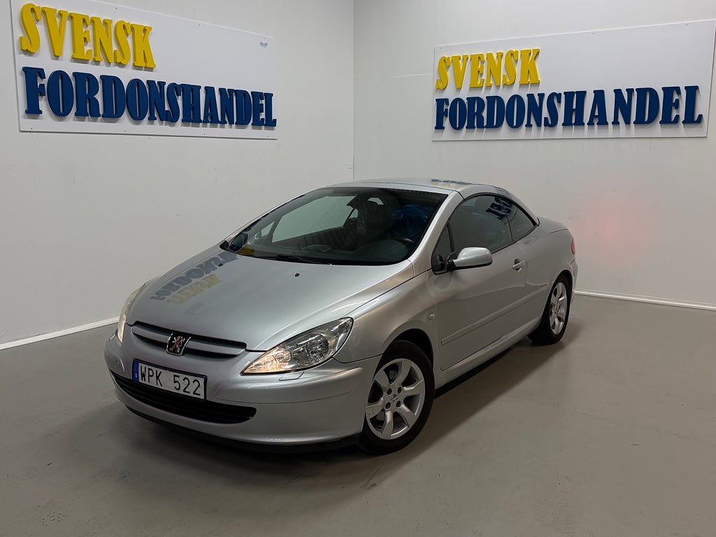 Peugeot 307 CC CC 2.0 Plåtcab Dragkrok Bluetooth Helskinn (16.900 Mil)