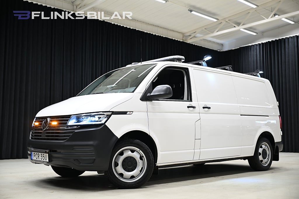 Volkswagen Transporter 4Motion L2 Servicebil|Inredd|Dubbeldörr|Leasbar|SeUtr!