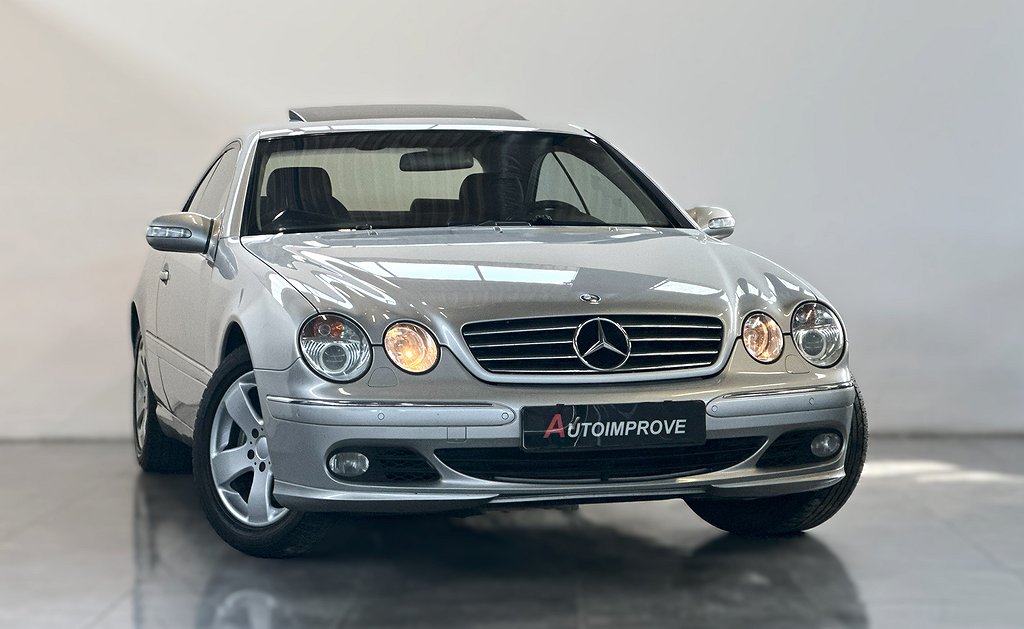 Mercedes-Benz CL 500 COUPE 306HK SV-SÅLD T-LUCKA SKINN NYBESS