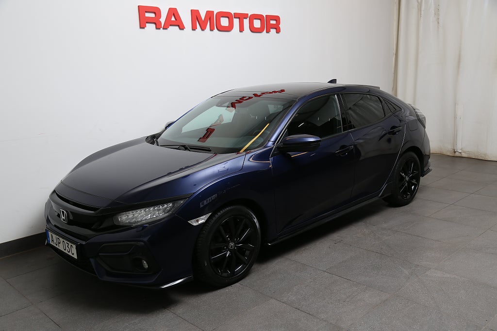 Honda Civic 1,5 i-VTEC Turbo 182hk Sport Plus 5D Motorvärmare
