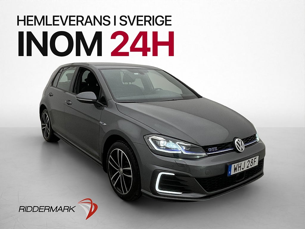 Volkswagen Golf GTE 204hk Cockpit P-Värme P-sensorer CarPlay