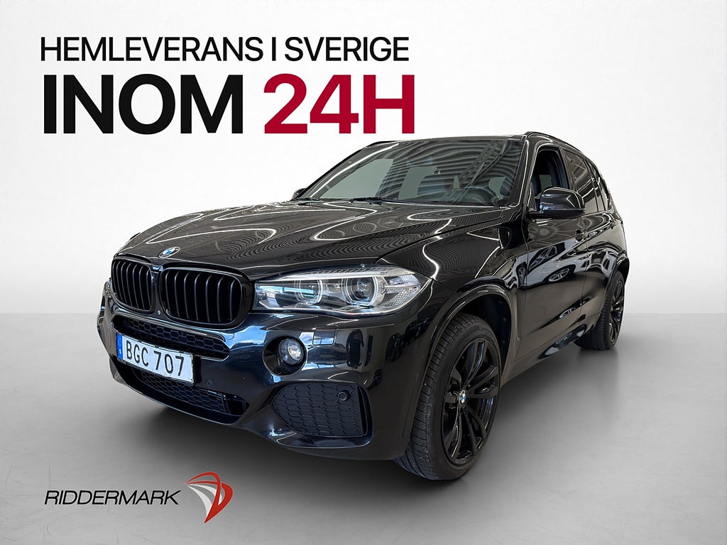 BMW X5 XDrive40d 313hk M Sport Dragkrok Läder H/K 360°