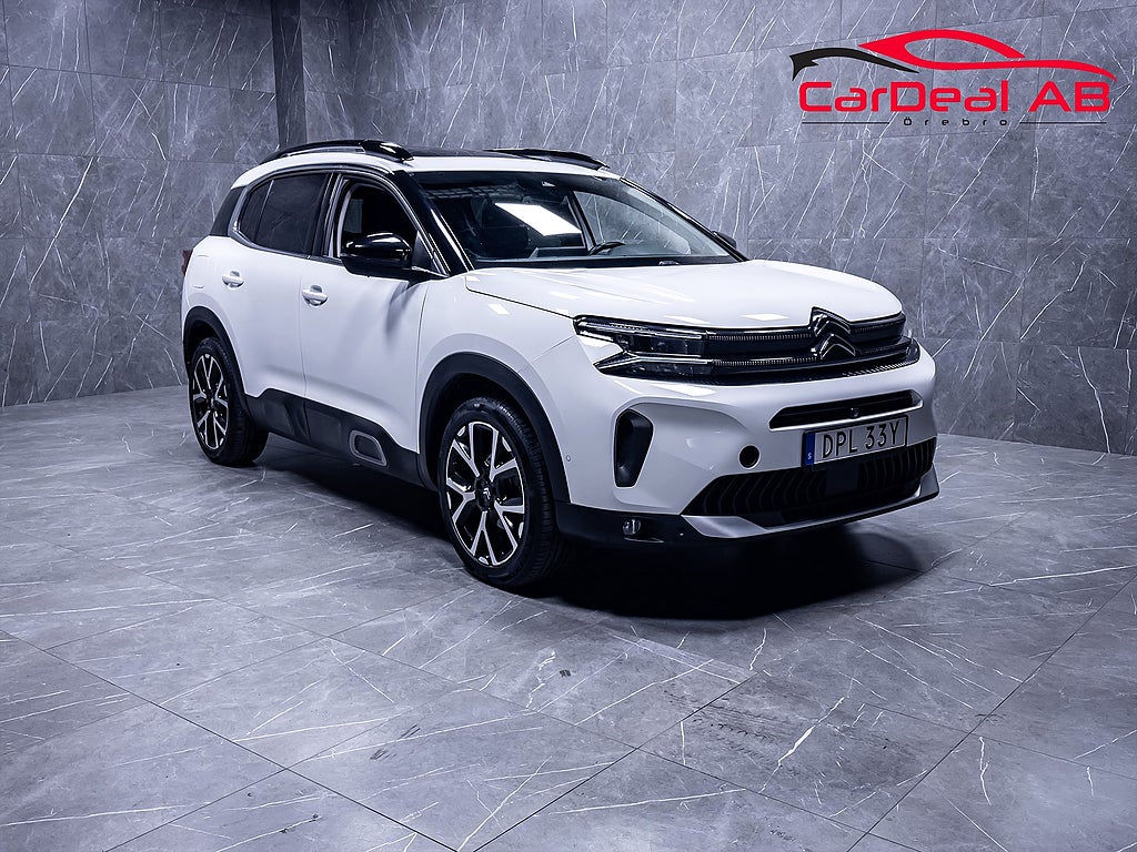 Citroën C5 Aircross 1.2 PureTech 130 EAT Pano CarPlay MOMS *VÄLUTRUSTAD*
