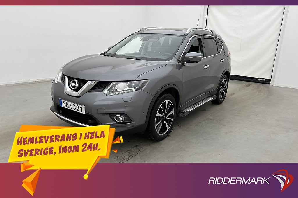 Nissan X-Trail 1.6 dCi Tekna 7-Sits Pano 360° Skinn Navi