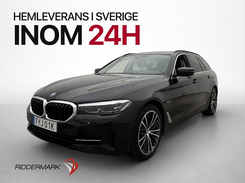 BMW 530e xDrive Touring 292hk Dragkrok Kamera Skinn MOMS