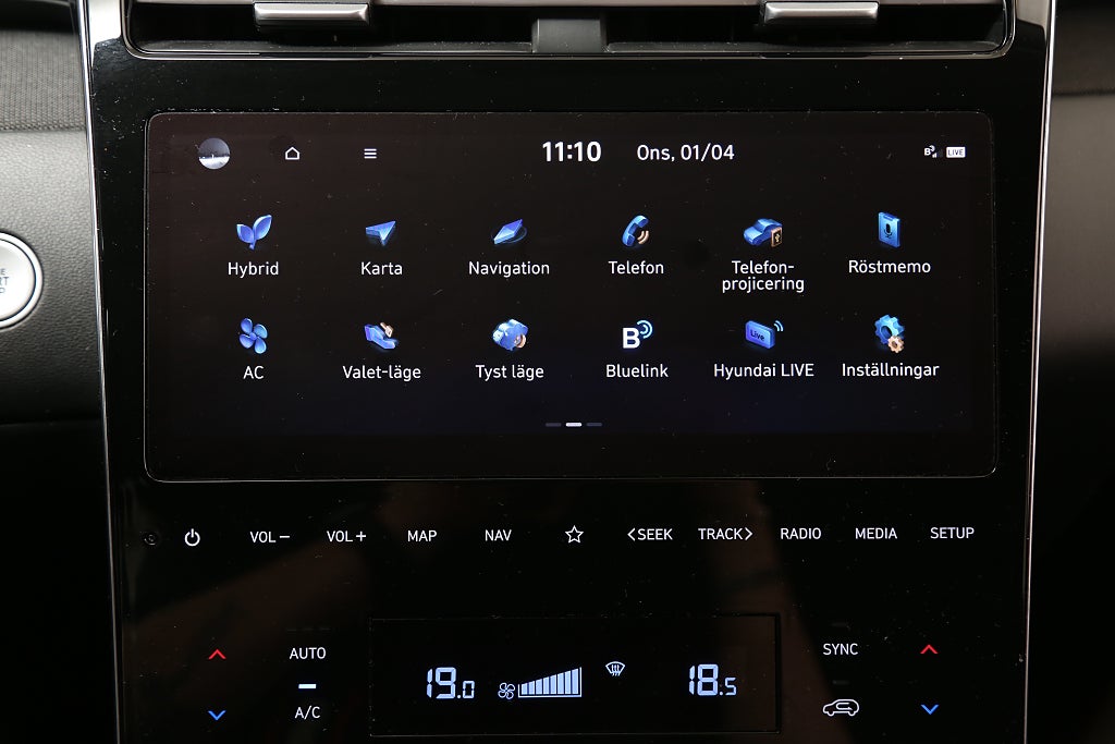 Hyundai Tucson 1,6 T-GDi HEV 230hk 6AT 4WD Essential Motorvärmare 2021