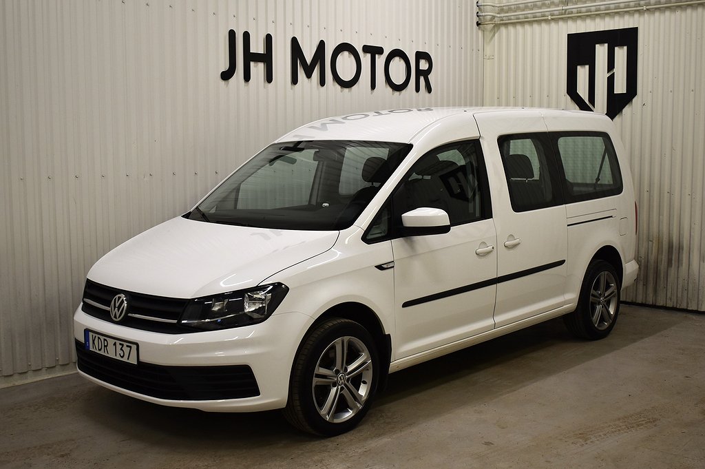 Volkswagen Caddy Maxi Life 2.0 TDI Automat LÅGMIL/Dragkrok