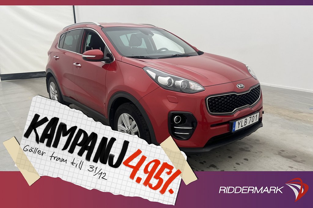 Kia Sportage GDI 132hk Advance M&K-Värm Kamera 4,95% Ränta