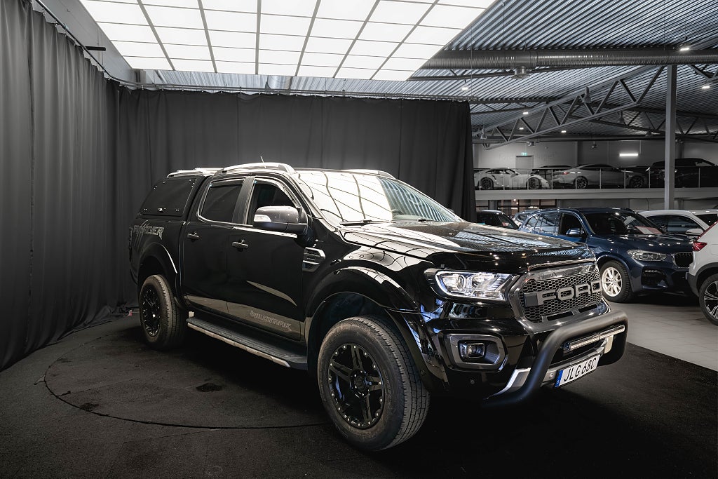 Ford ranger EcoBlue Bi-Turbo 4x4 Wildtrak KÅPA D-VÄRM LÄDER DRAG