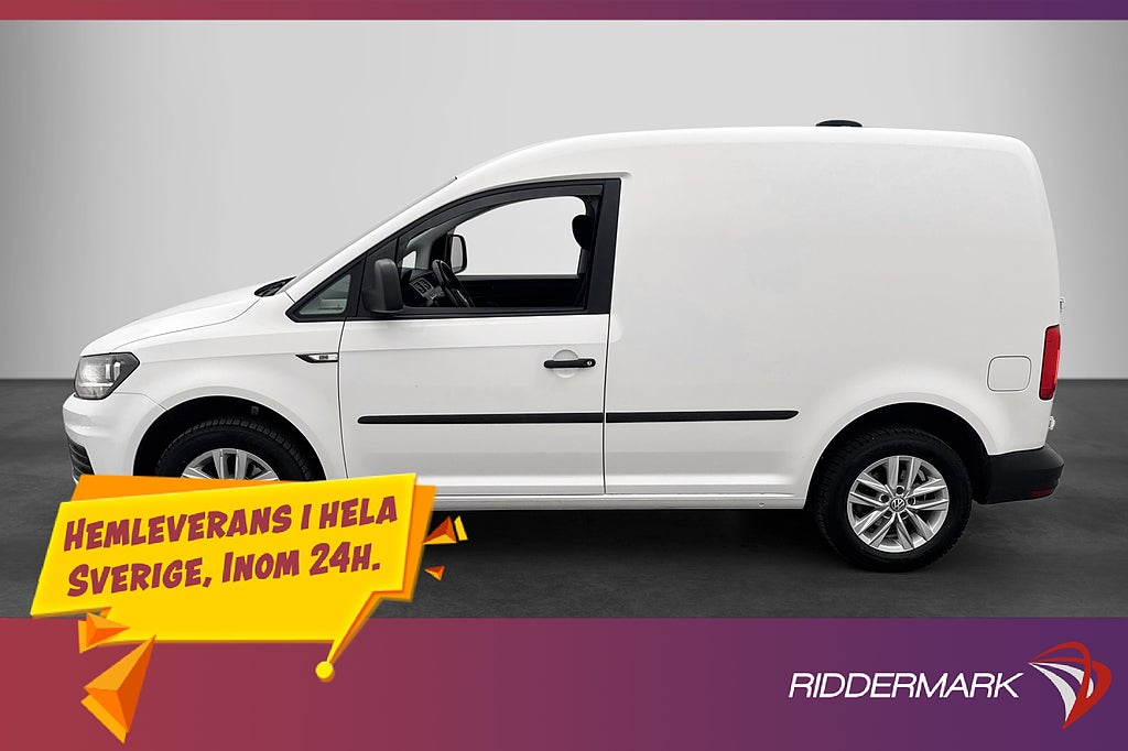 Volkswagen Caddy 2.0TDI Fjärr-Värmare Dragkrok V-Inredd