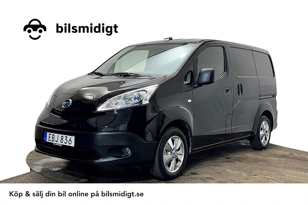 Nissan e-NV200 Skåp 24 kWh Inredd 2xSidodörr Navi Kamera Rattvärme 109hk