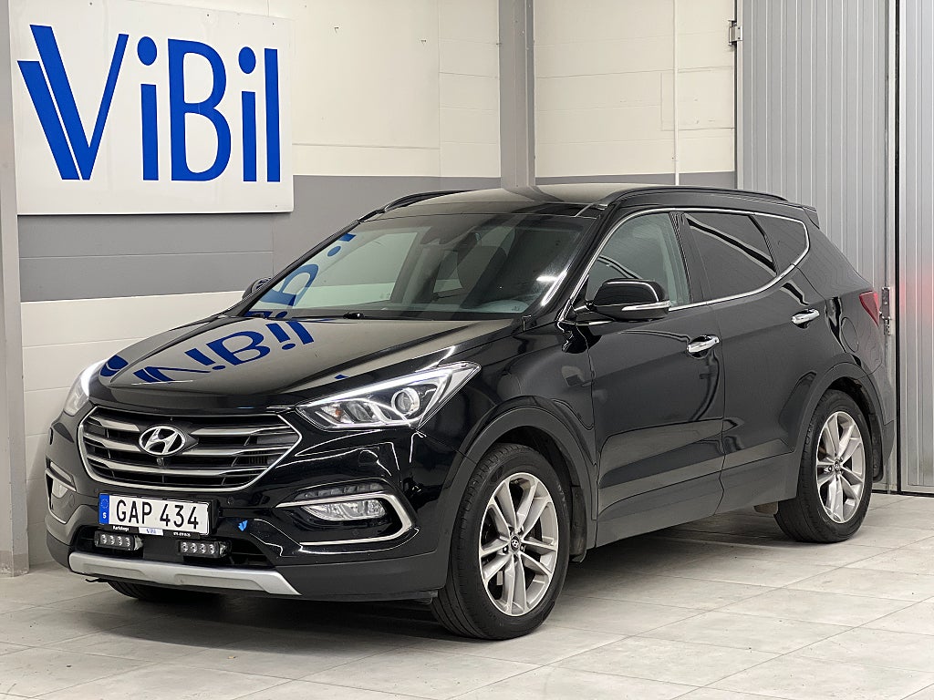 Hyundai Santa Fe 5-SITS 2.2 CRDi 4WD DRAG/GPS/PANO/VÄRMARE/INFINITY/360*